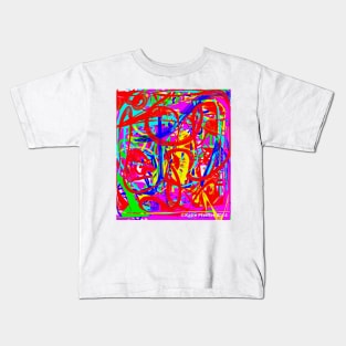 Graffiti Abstract Mod Pop Art Design Kids T-Shirt